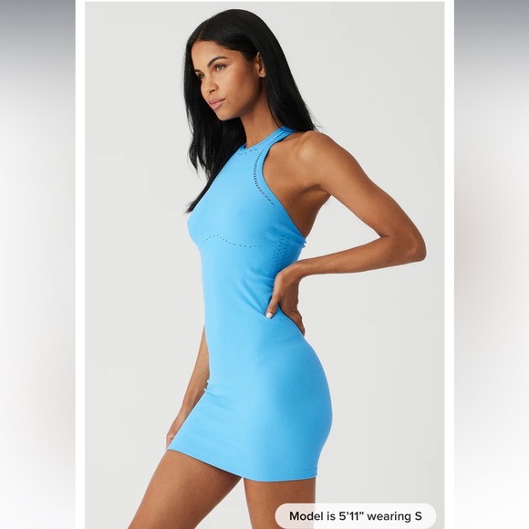 ALO Seamless Open Air Racerback Dress ✨ - Picture 3 of 8